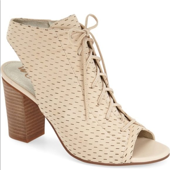 Sam Edelman Shoes - Sam Edelman Ennette' Perforated Lace Up Bootie 7.5